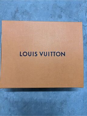 Louis Vuitton Orange Box with Navy Logo